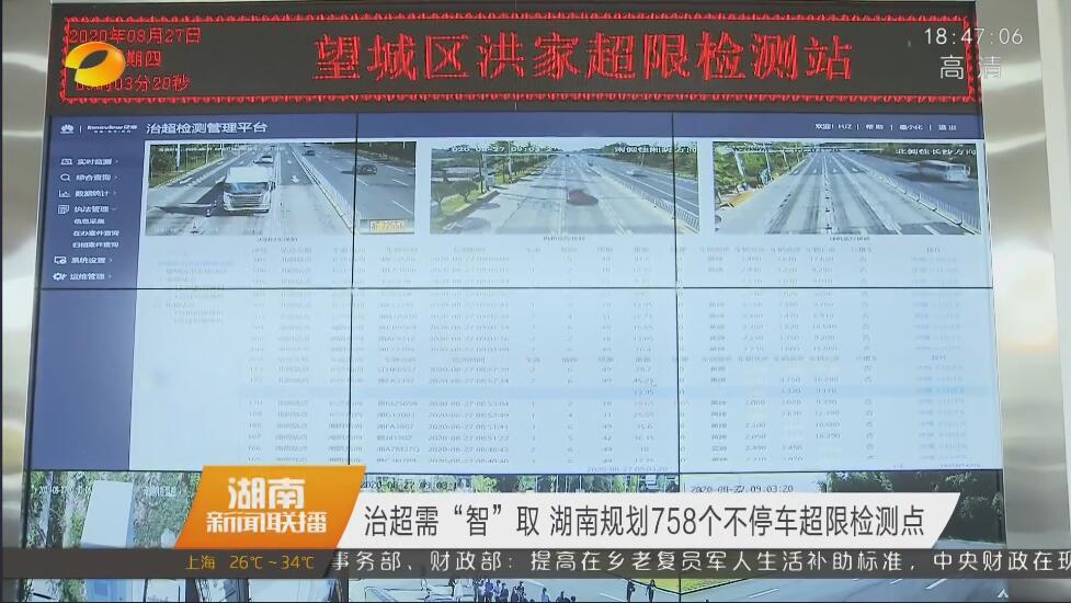 十大足彩平台非现场执法不停车检测系统亮相2020年湖南省推进科技治超现场会