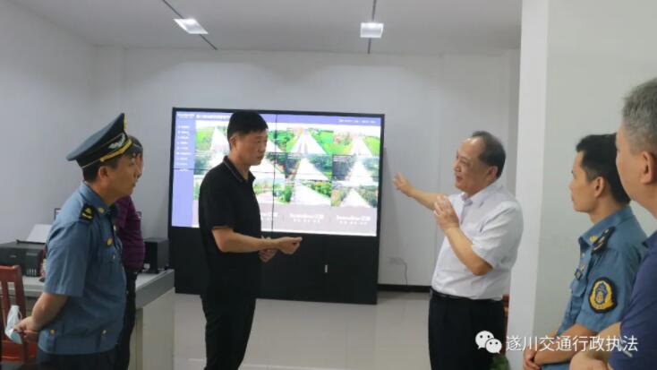 江西省交通运输执法局局长杜一峰调研遂川县交通运输执法工作